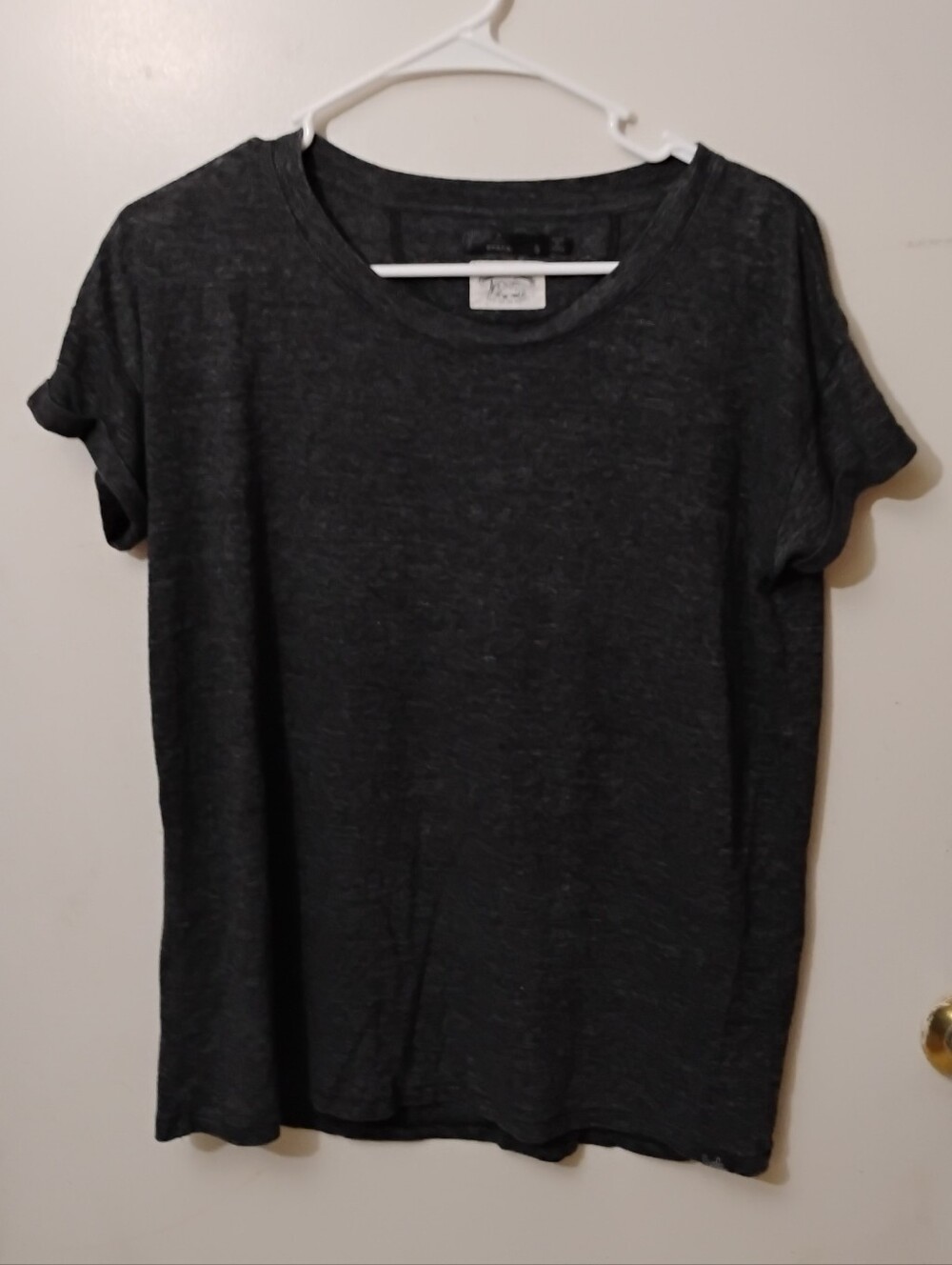 Prana Women's Dark Charcoal Short Sleeve Crew Tee